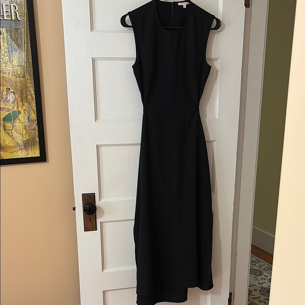 Dailylook Elegt Maxi Black Sleeveless Dress and Cutout Back. Size S. Polyester.